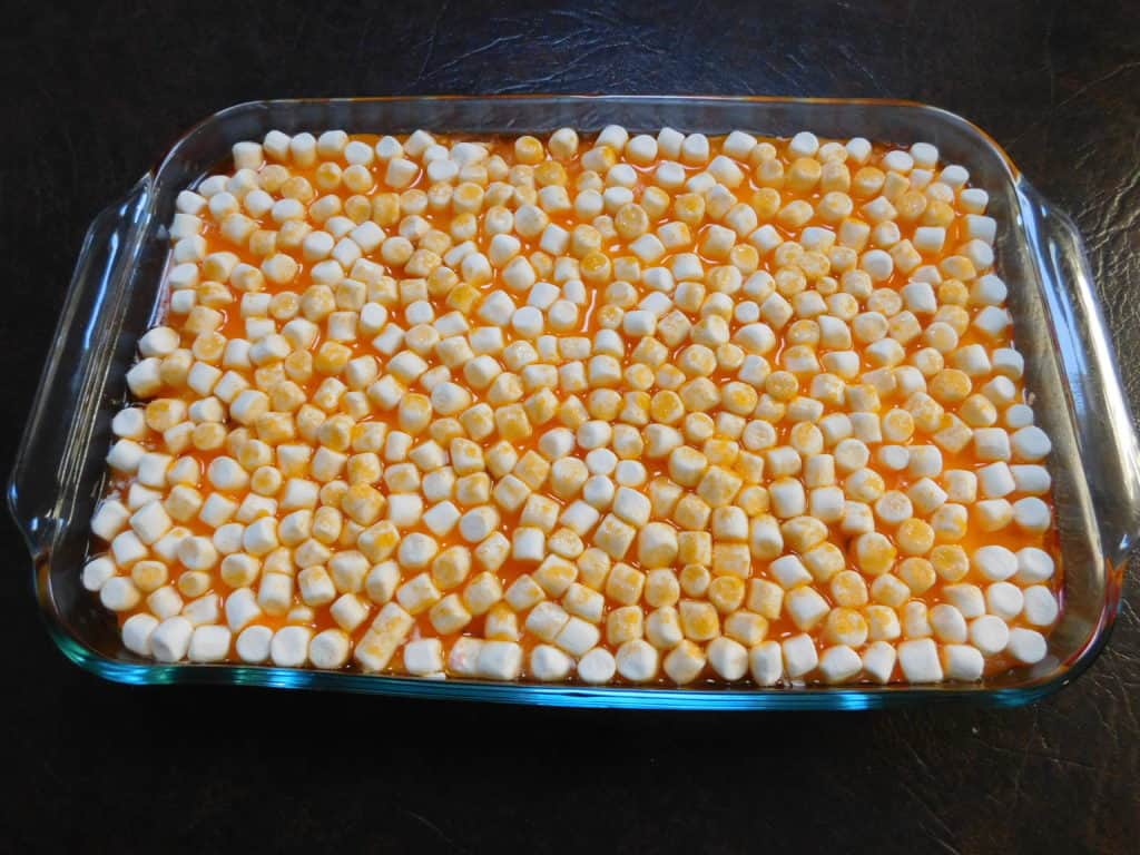 Grandma's Thanksgiving Jello - Layer of Orange Jello