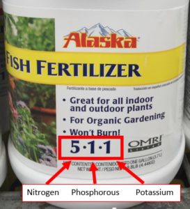 Commercial Fertilizer Label - 5-1-1 Fertilizer