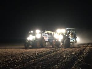 Onion Machine Harvest - Top Air & Adjacent Truck